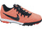 Nike Jr T90 Shoot IV TF Turf Soccer Cleats - Bright Mango/Black/Total Crimson