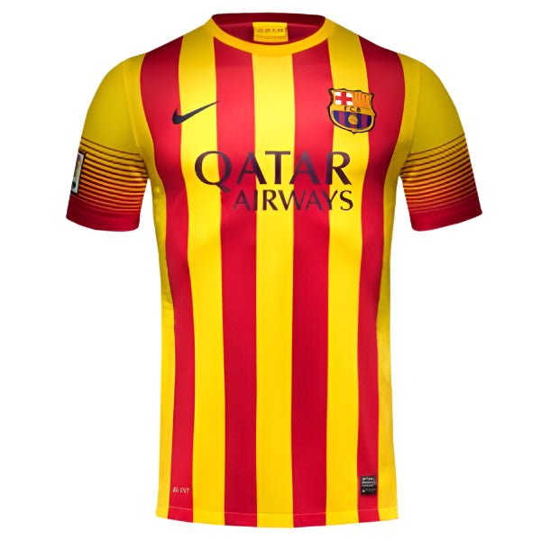 Nike Kid's Barcelona Away Jersey 13 Yellow/Red/Navy - Best Buy Soccer