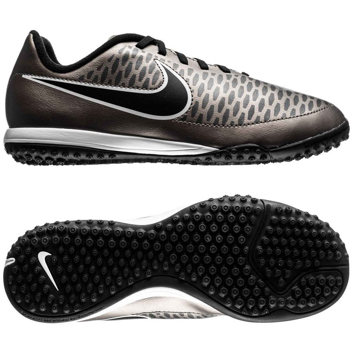 Nike Kid's JR Magista Onda TF Tuft Boots Metallic Pewter/Green - Best Buy Soccer