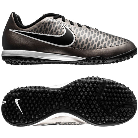 Nike Kid's JR Magista Onda TF Tuft Boots Metallic Pewter/Green - Best Buy Soccer