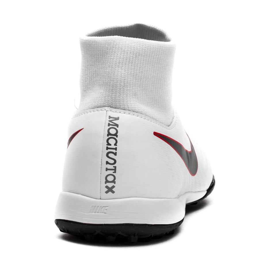 Nike Kid's JR ObraX 2 Academy TF Turf Boots White/Grey/Crimson - Best Buy Soccer
