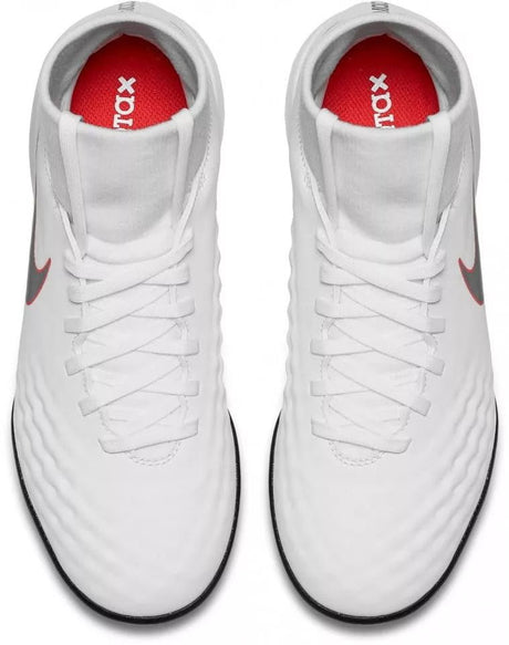 Nike Kid's JR ObraX 2 Academy TF Turf Boots White/Grey/Crimson - Best Buy Soccer