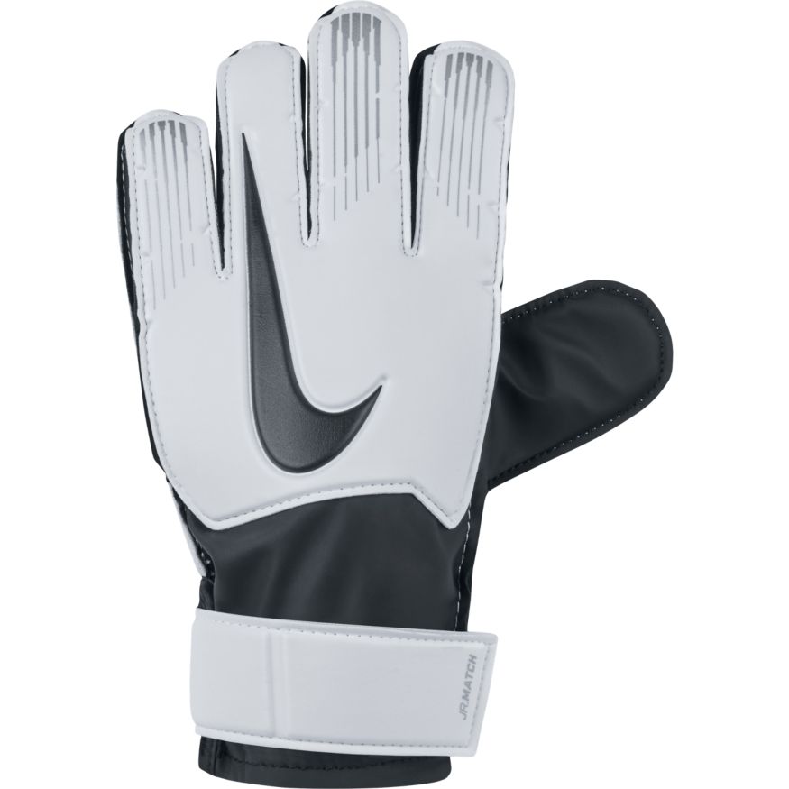 Nike Kid's Junior Match Goalkeeper Gloves White/Black - Best Buy Soccer