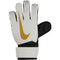 Nike Kid's Junior Match Goalkeeper Gloves White/Gold