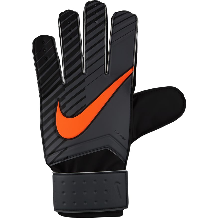 Nike Match Goalkeeper Gloves Grey/Black/Orange - Best Buy Soccer