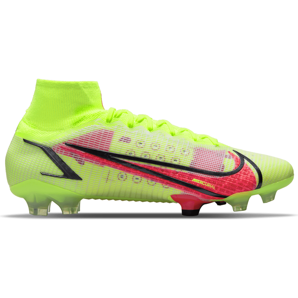 Nike Mercurial Superfly 8 Elite FG firm Ground Soccer Cleats Volt/Bright Crimson - Best Buy Soccer