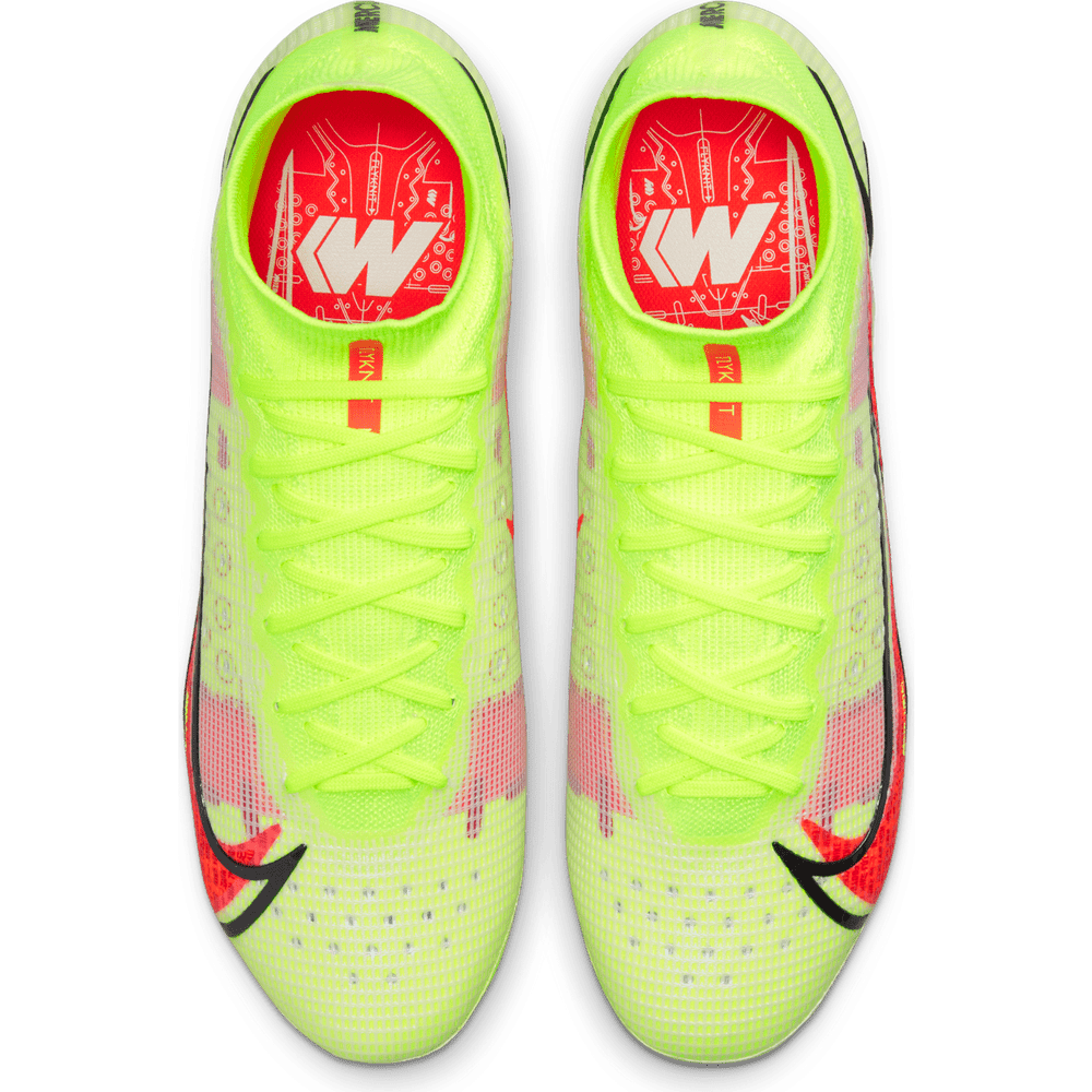 Nike Mercurial Superfly 8 Elite FG firm Ground Soccer Cleats Volt/Bright Crimson - Best Buy Soccer
