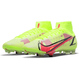 Nike Mercurial Superfly 8 Elite FG firm Ground Soccer Cleats Volt/Bright Crimson - Best Buy Soccer