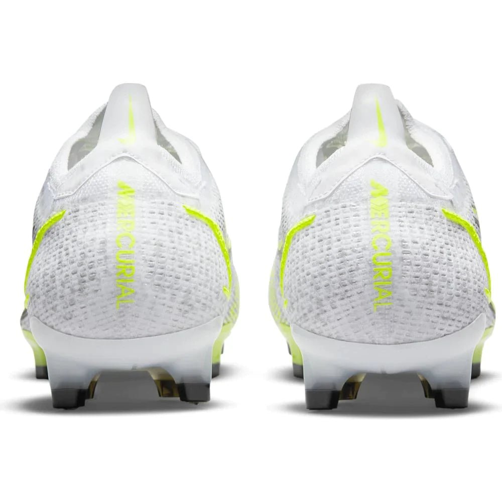 Nike Mercurial Vapor 14 Elite FG Firm Ground Soccer Cleats White/Black/Silver/Volt - Best Buy Soccer