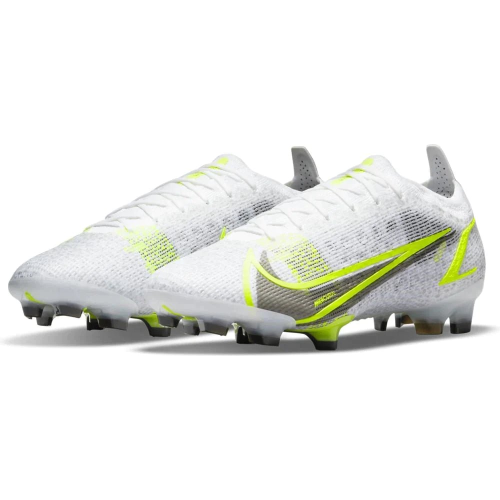 Nike Mercurial Vapor 14 Elite FG Firm Ground Soccer Cleats White/Black/Silver/Volt - Best Buy Soccer