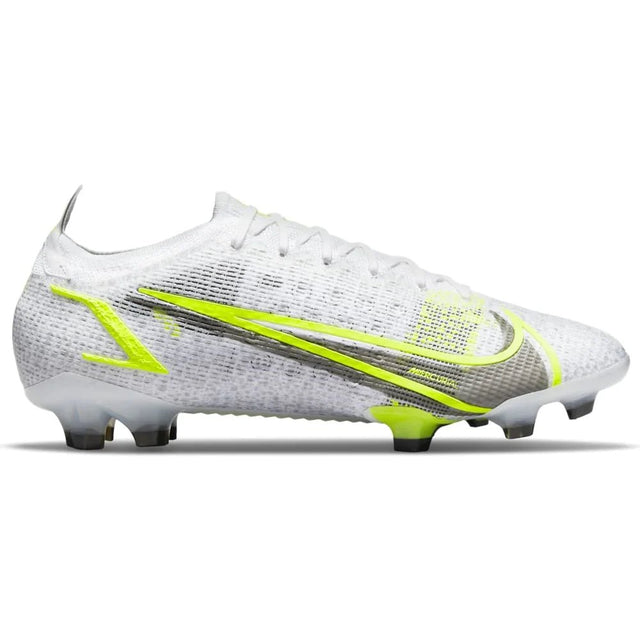 Nike Mercurial Vapor 14 Elite FG Firm Ground Soccer Cleats White/Black/Silver/Volt - Best Buy Soccer