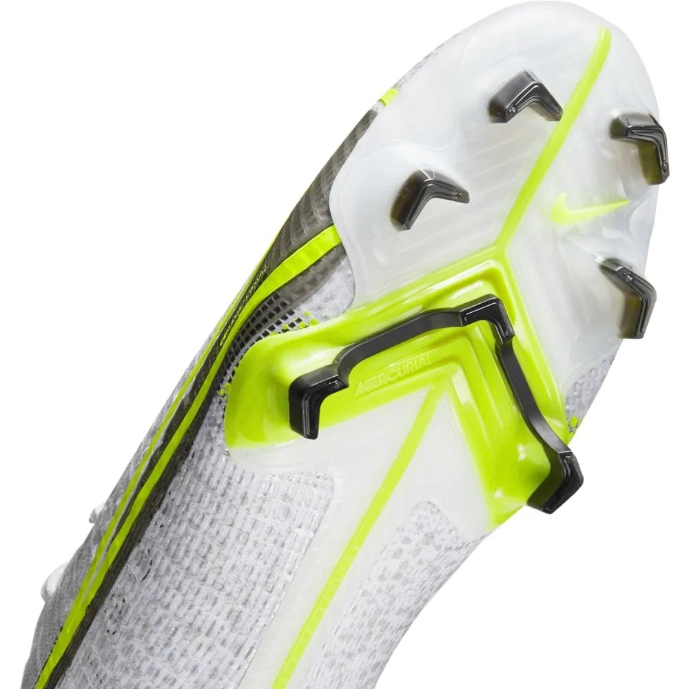 Nike Mercurial Vapor 14 Elite FG Firm Ground Soccer Cleats White/Black/Silver/Volt - Best Buy Soccer