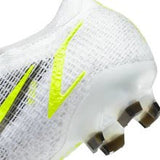 Nike Mercurial Vapor 14 Elite FG Firm Ground Soccer Cleats White/Black/Silver/Volt - Best Buy Soccer