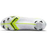 Nike Mercurial Vapor 14 Elite FG Firm Ground Soccer Cleats White/Black/Silver/Volt - Best Buy Soccer