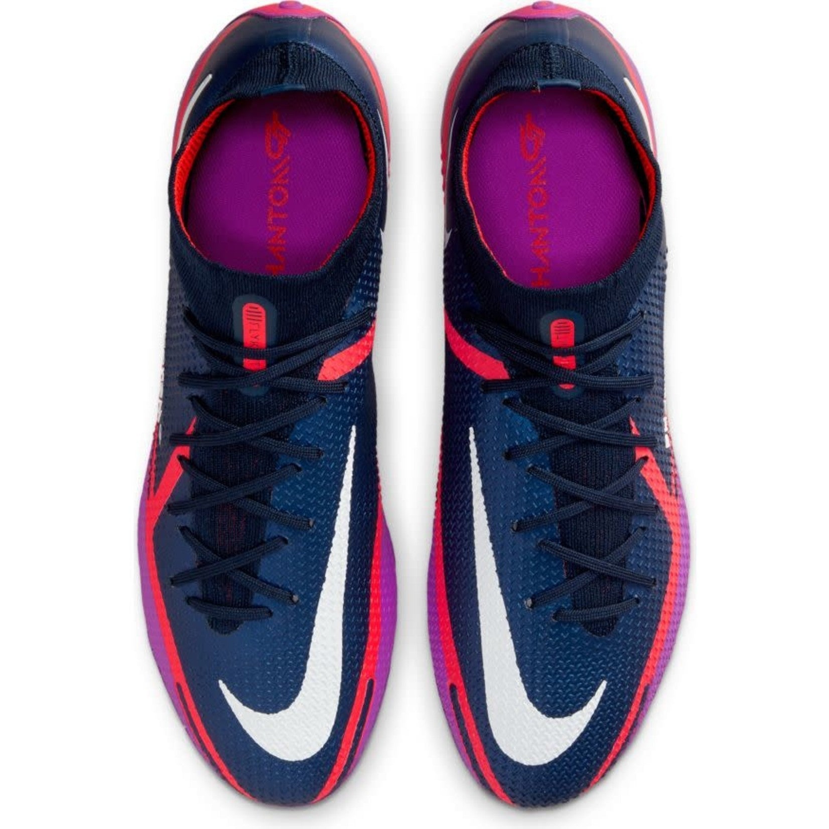 Nike Phantom GT2 Elite FG Firm Ground Soccer Cleats Navy/White/Purple