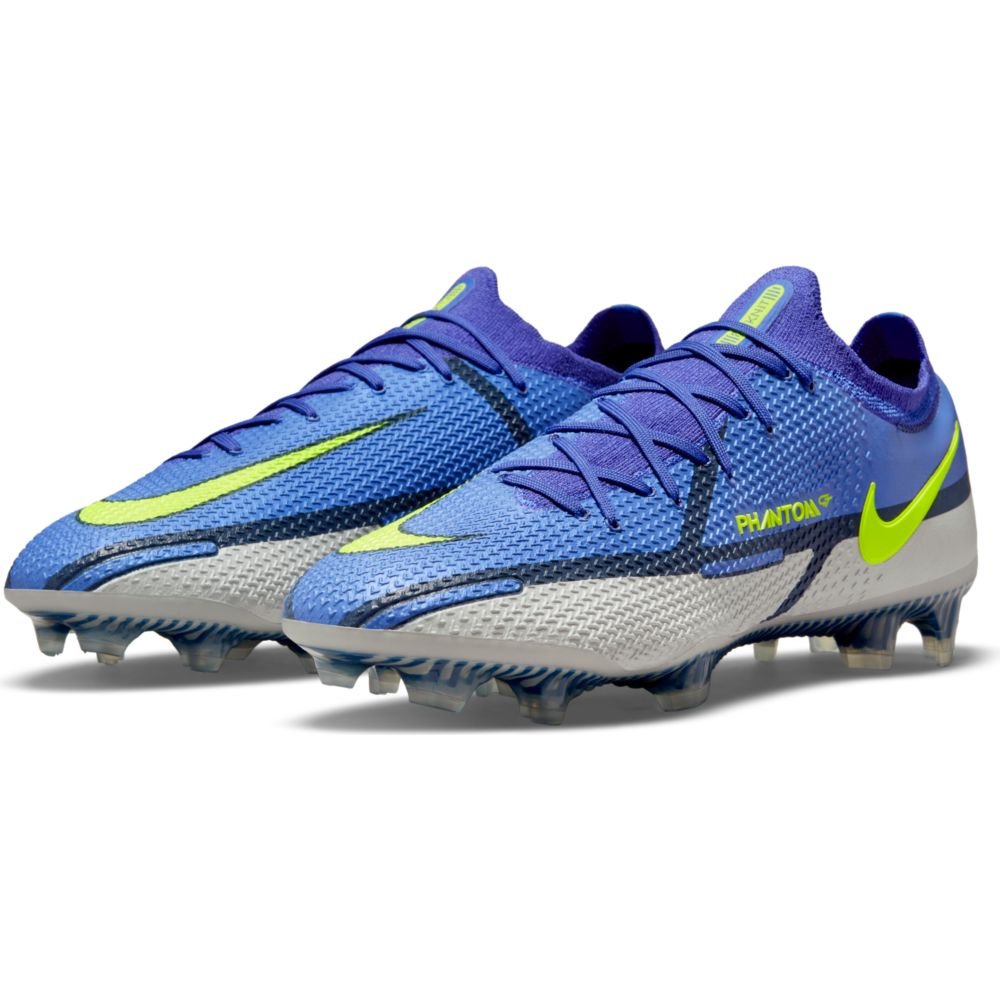 Nike Phantom GT2 Elite FG Firm Ground Soccer Cleats Sapphire/Volt/Blue - Best Buy Soccer