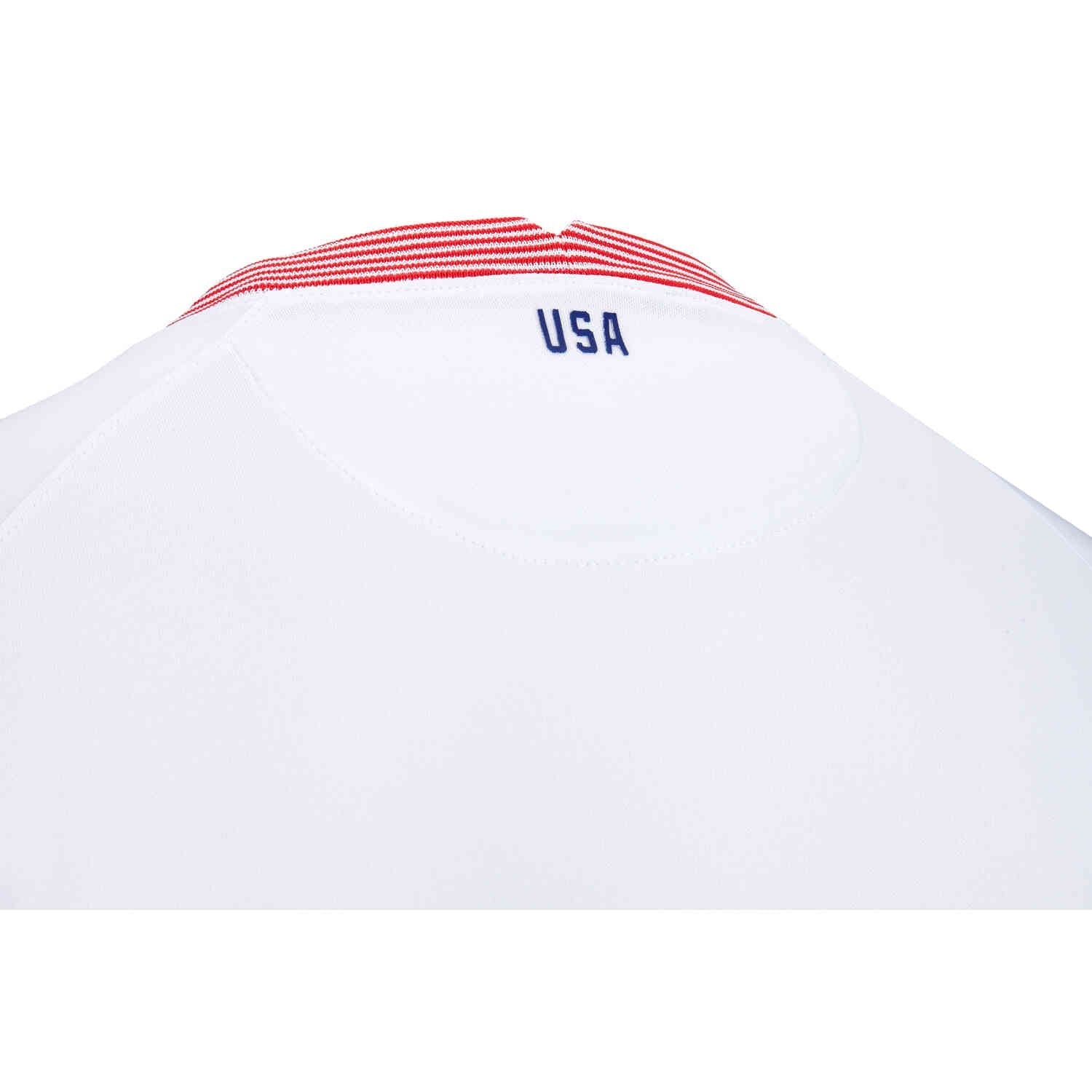 Nike USMNT 2020 Stadium Home Men's Jersey - White/White/Royal Blue - Best Buy Soccer
