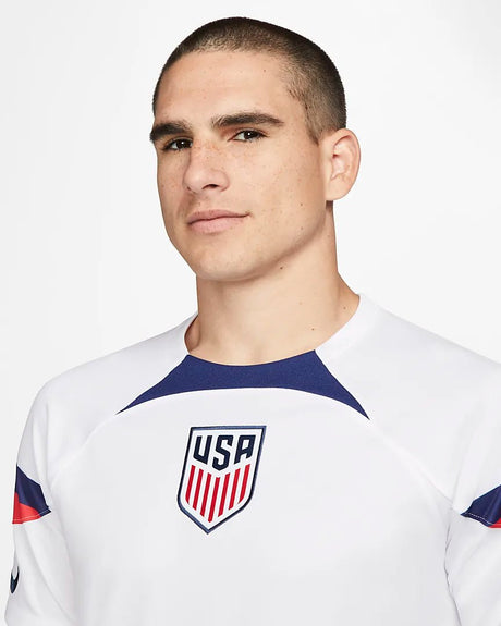 Nike USMNT 2022 Stadium Home Men's Jersey - White - Best Buy Soccer