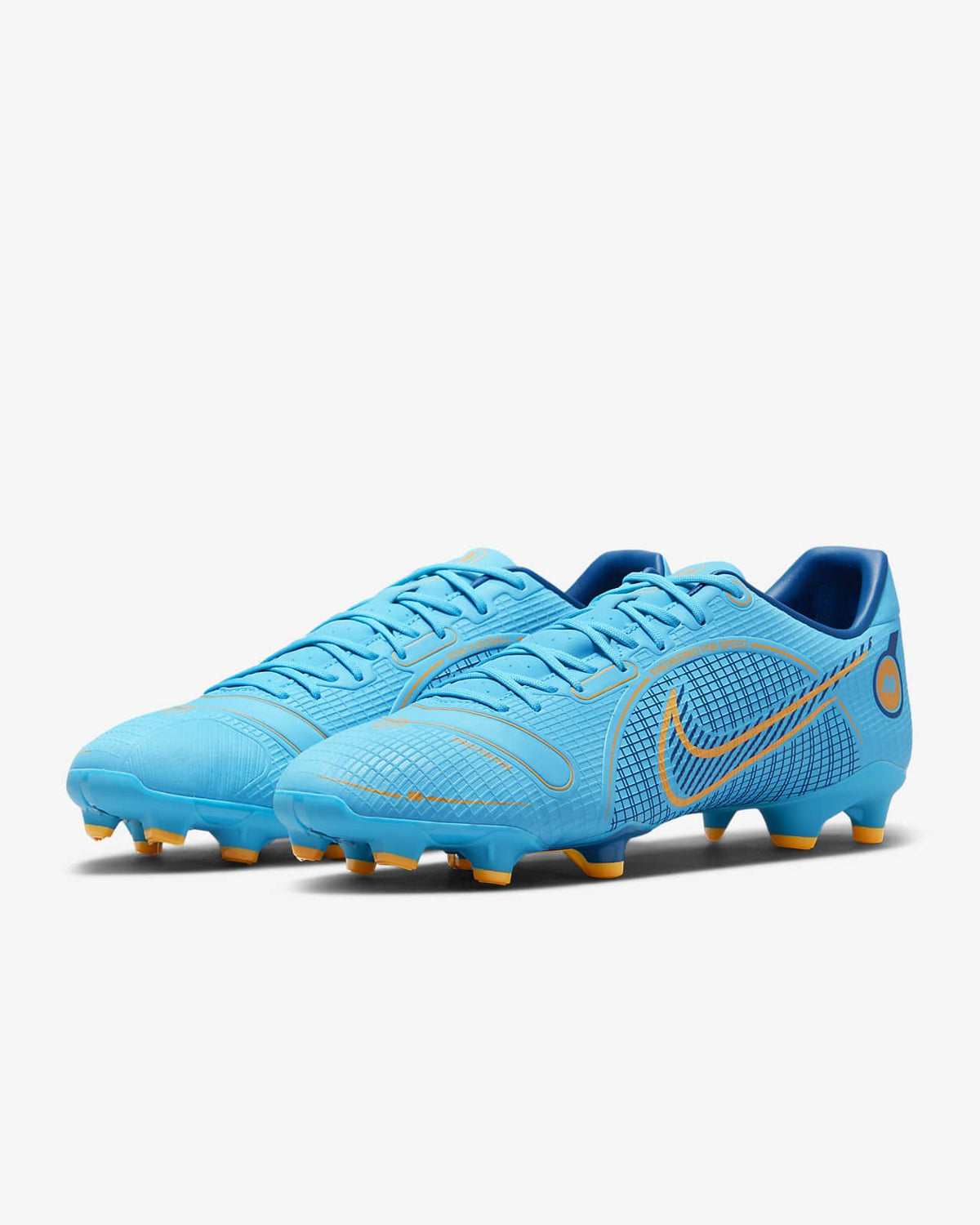 Nike Vapor 14 Academy FG/MG Chlorine Blue/Marina/Laser Orange - Best Buy Soccer