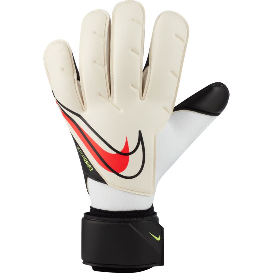 Nike Vapor Grip3 Goalkeeper Gloves White/Black/Bright Crimson - Best Buy Soccer