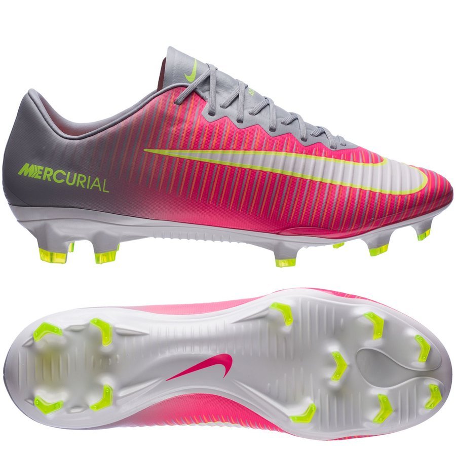 Nike Women's Mercurial Vapor XI FG Football Boots Hyper Pink/White/Gre