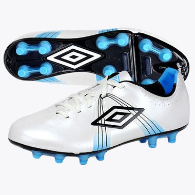 Umbro GT CUP HG Multi-Ground Football Boots White/Black/Blue