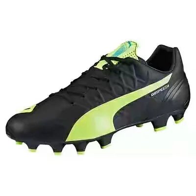 PUMA EvoSPEED 4.4 FG Firm Ground Soccer Cleats Black/Safety Yellow - Best Buy Soccer