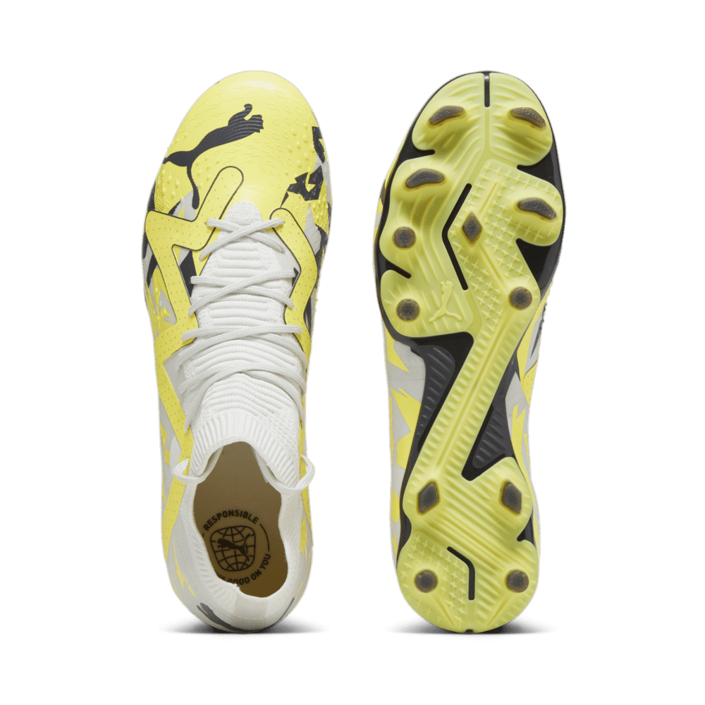 PUMA Future Match FG/AG Soccer Cleats Gray/Yellow - Best Buy Soccer