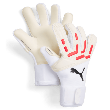 PUMA Future Pro Hybrid Goalkeeper Gloves White/Fire Orchid - Best Buy Soccer