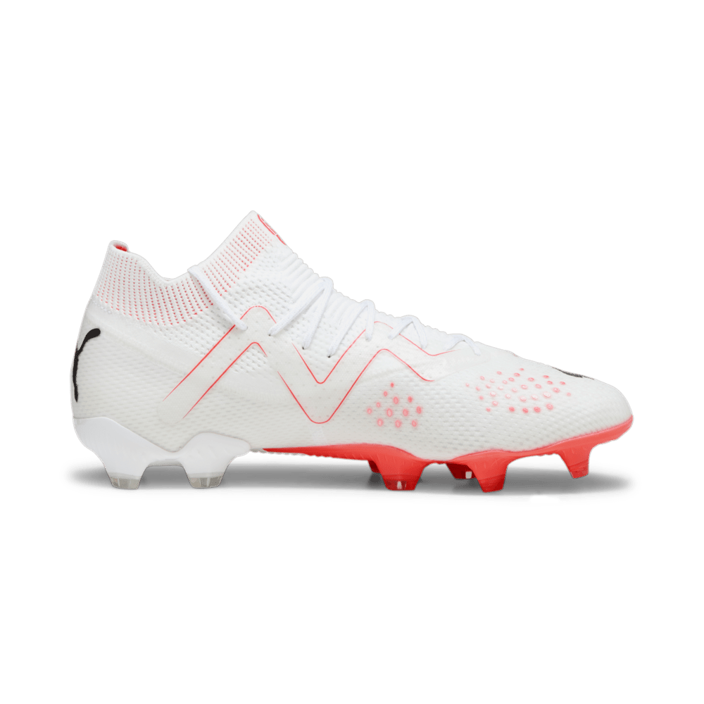 PUMA Future Ultimate FG/AG Firm Ground Soccer Cleats - White/Black/Fire Orchid - Best Buy Soccer