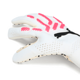 PUMA Future Ultimate Negative Cut Goalkeeper Gloves White/Fire Orchid - Best Buy Soccer