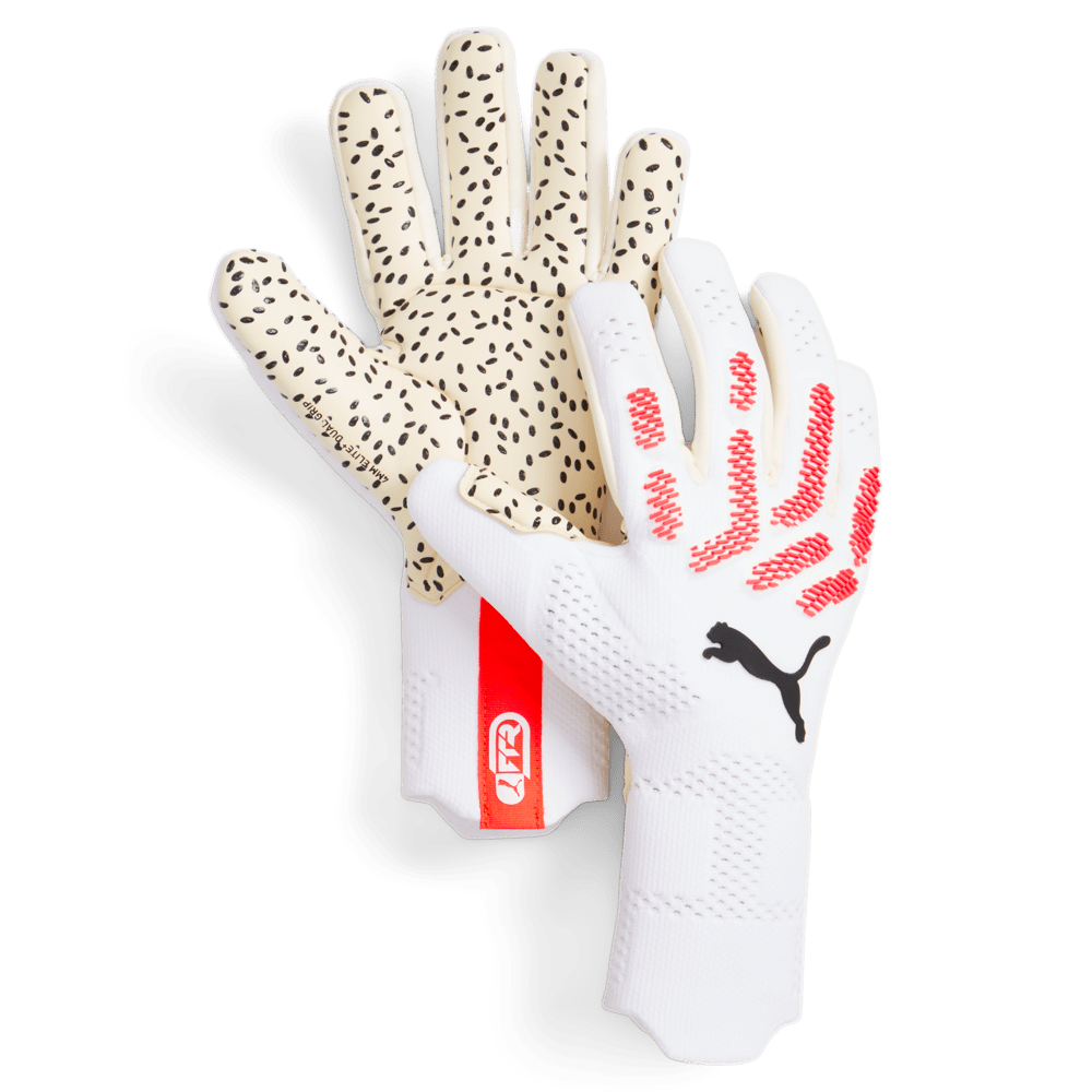 PUMA Future Ultimate Negative Cut Goalkeeper Gloves White/Fire Orchid - Best Buy Soccer
