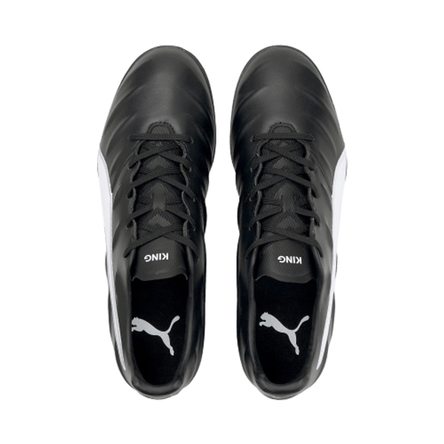 PUMA King Pro 21 TT Turf Football Boots Black/White - Best Buy Soccer