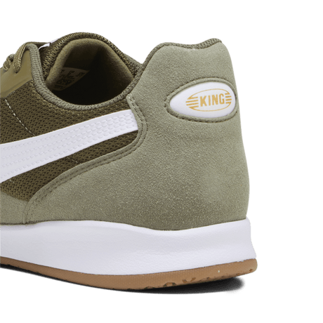 PUMA King Top IT Indoor Shoes Olive Drab/White/Gold - Best Buy Soccer