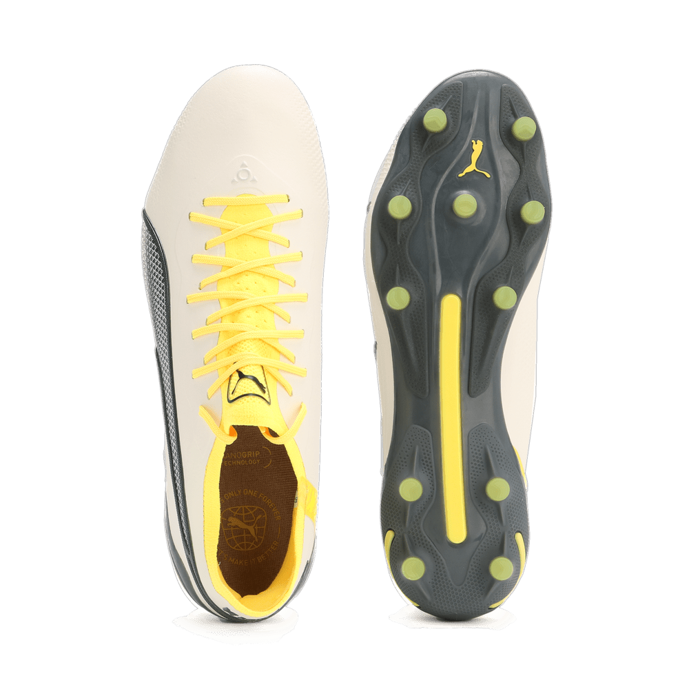 PUMA King Ultimate FG/AG Multi - Ground Soccer Cleats Alpine/Asphalt/Yellow - Best Buy Soccer