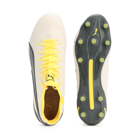 PUMA King Ultimate FG/AG Multi - Ground Soccer Cleats Alpine/Asphalt/Yellow - Best Buy Soccer