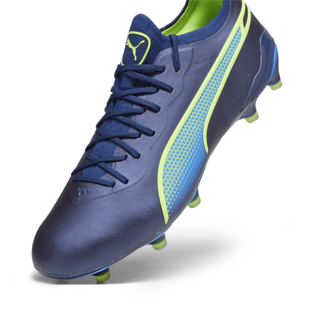 PUMA King Ultimate FG/AG Multi - Ground Soccer Cleats Blue/Green - Best Buy Soccer