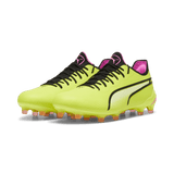 PUMA King Ultimate FG/AG Multi - Ground Soccer Cleats Lime/Black - Best Buy Soccer
