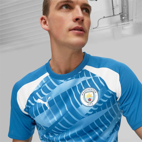 PUMA Manchester City Prematch Short Sleeve Jersey - Best Buy Soccer