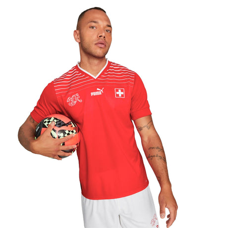 PUMA Men's Switzerland Home Jersey 2022/2023 Red - Best Buy Soccer