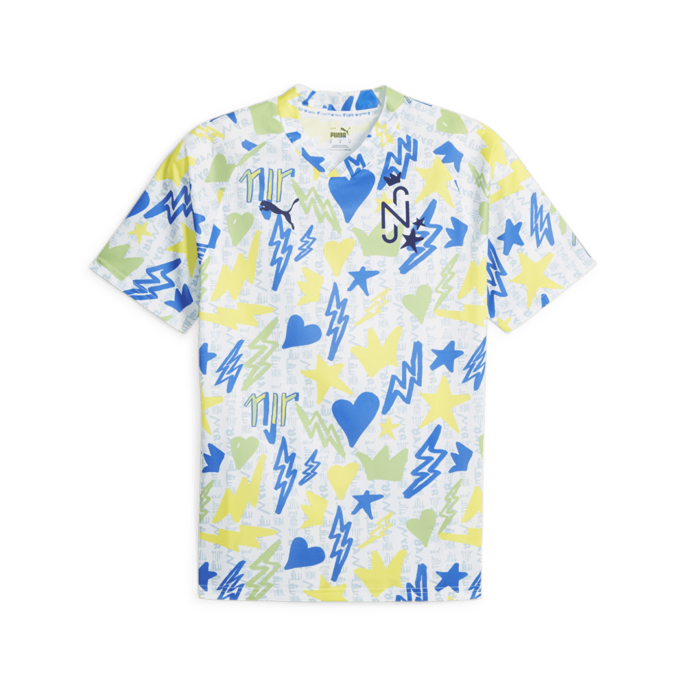 PUMA Neymar Jr Instituto Training Jersey White/Blue/Lemon - Best Buy Soccer