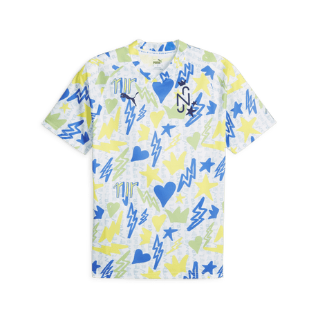 PUMA Neymar Jr Instituto Training Jersey White/Blue/Lemon - Best Buy Soccer