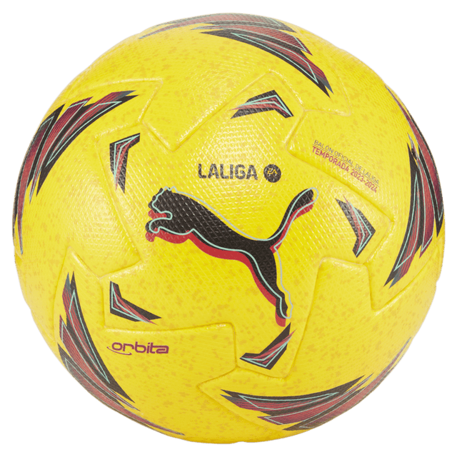 PUMA Orbita La Liga 1 FIFA Quality Pro Soccer Ball - Dandelion/Multi Color - Best Buy Soccer