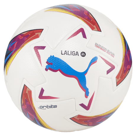 PUMA Orbita La Liga 1 FIFA Quality Pro Soccer Ball - White/Multi Color - Best Buy Soccer