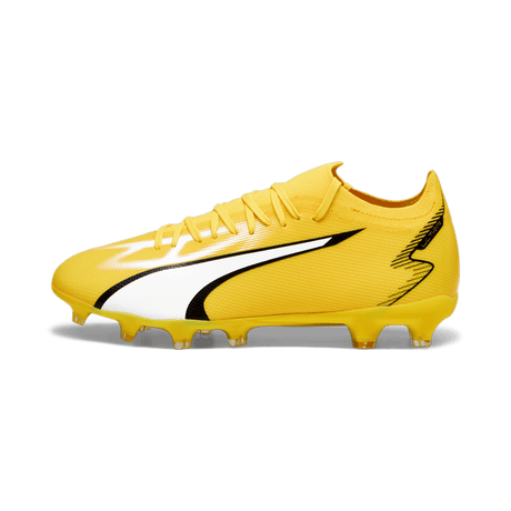 PUMA Ultra Match FG/AG Multi - Ground Cleats Yellow/White/Black - Best Buy Soccer
