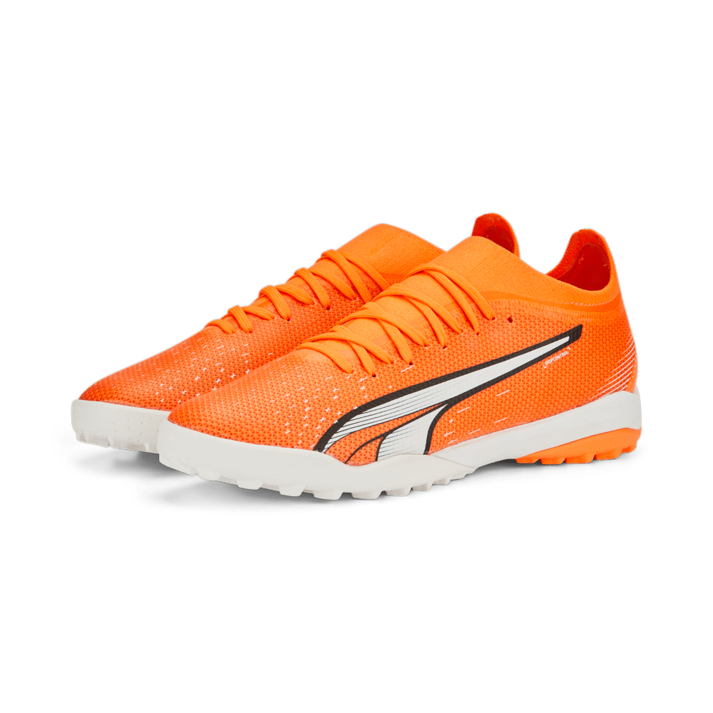 PUMA Ultra Match TT Turf Boots Orange/White - Best Buy Soccer