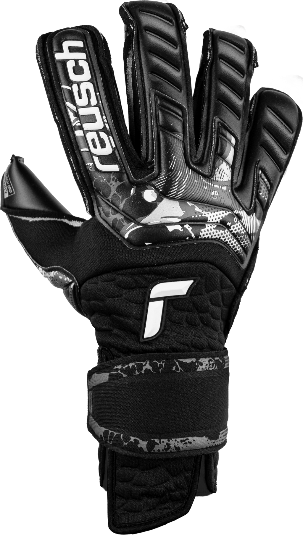 Reusch Attrakt Infinity Resistor Adaptive Flex Goalkeeper Gloves Black - Best Buy Soccer
