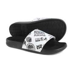 adidas Men's Adilette Comfort Slides White/Black