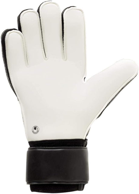 Uhlsport Kid's Supersoft Goalkeeper Gloves Black/Yellow - Best Buy Soccer